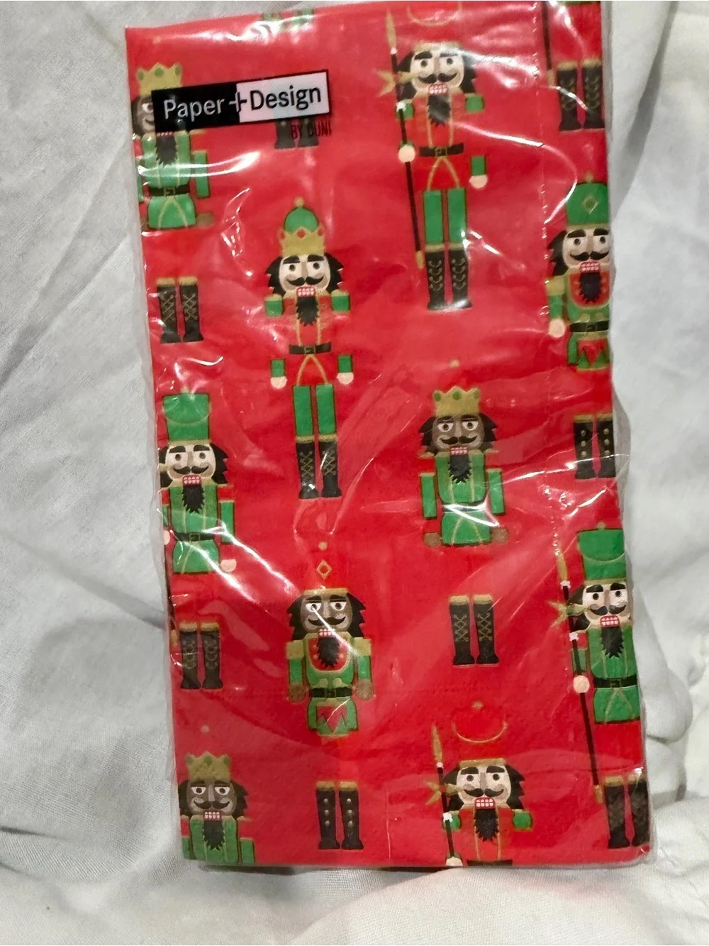 Paper+Design Nutcracker Gift Wrap - Red & Green